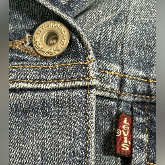 Original Trucker jacket Levi’s women size small slim fit - Picture 6 of 7